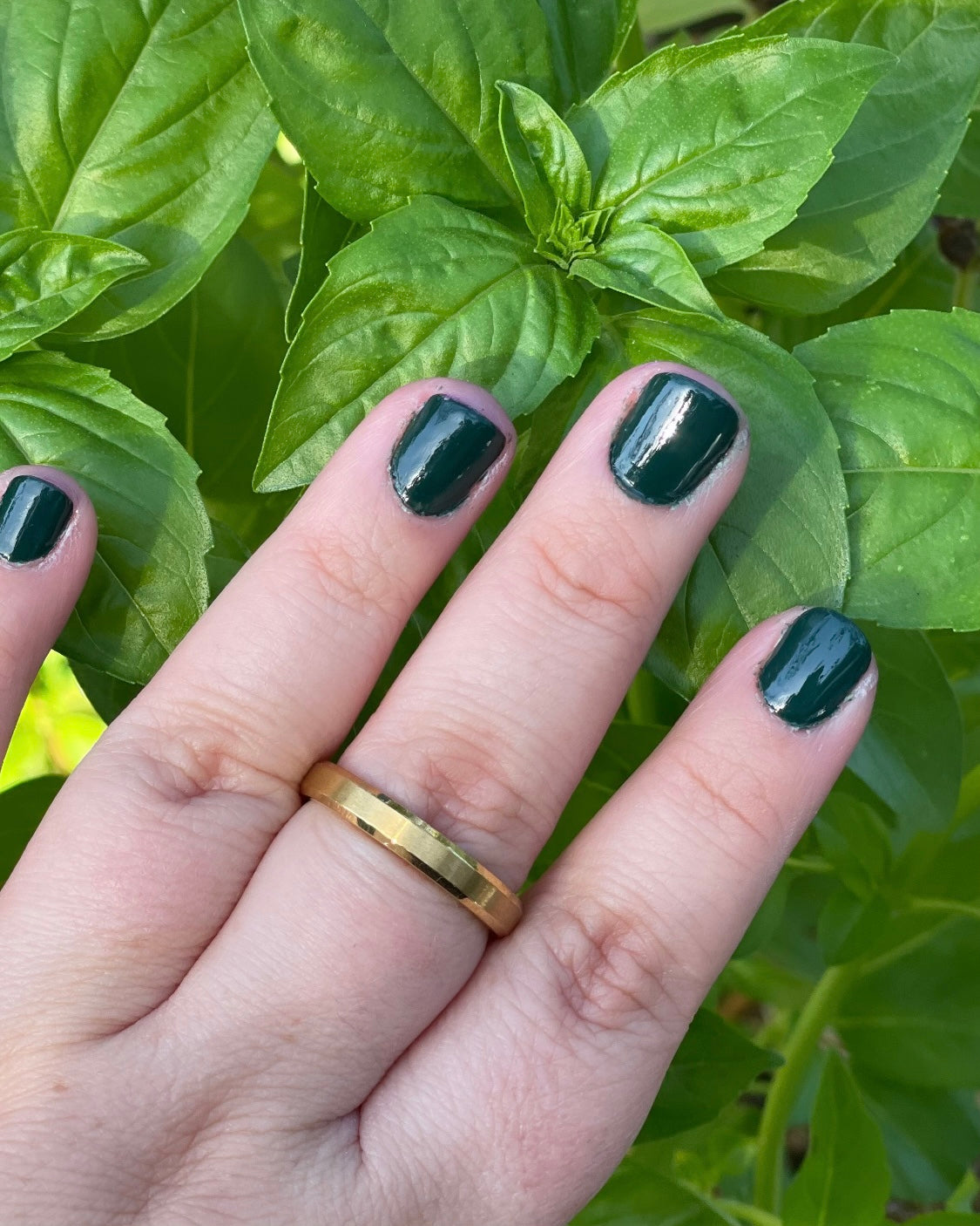 THIN PLAIN BAND RING
