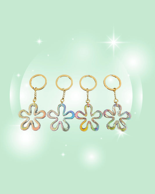 AURA FLOWER KEYCHAIN