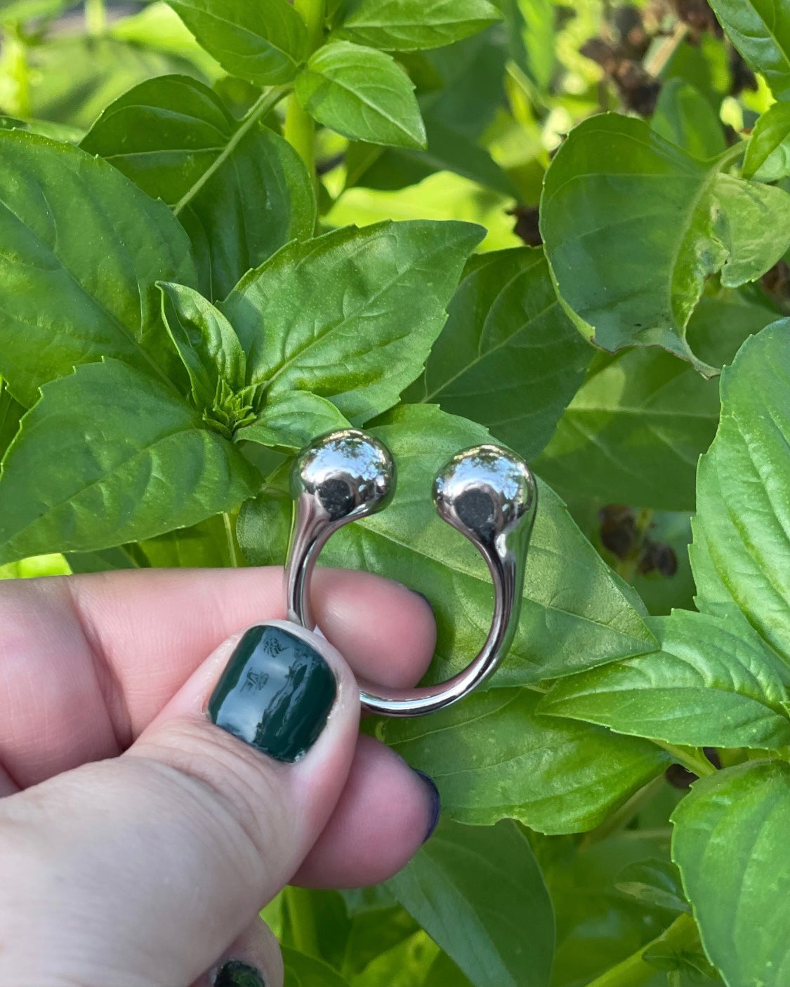 POPPY SILVER RING