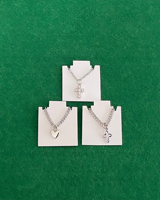 SILVER CUTE CHAIN NECKLACE