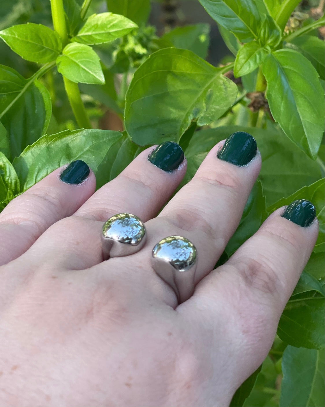 POPPY SILVER RING