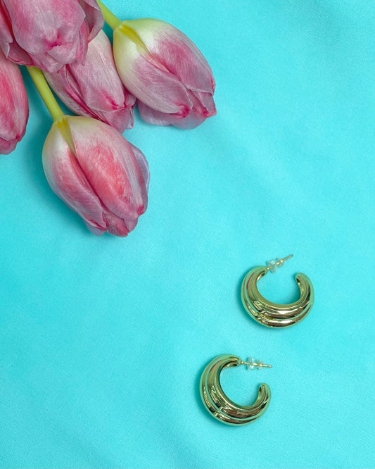 FORSYTHIA GOLD EARRINGS